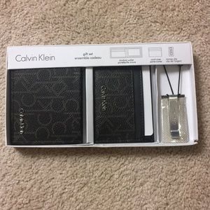 calvin klein wallet set